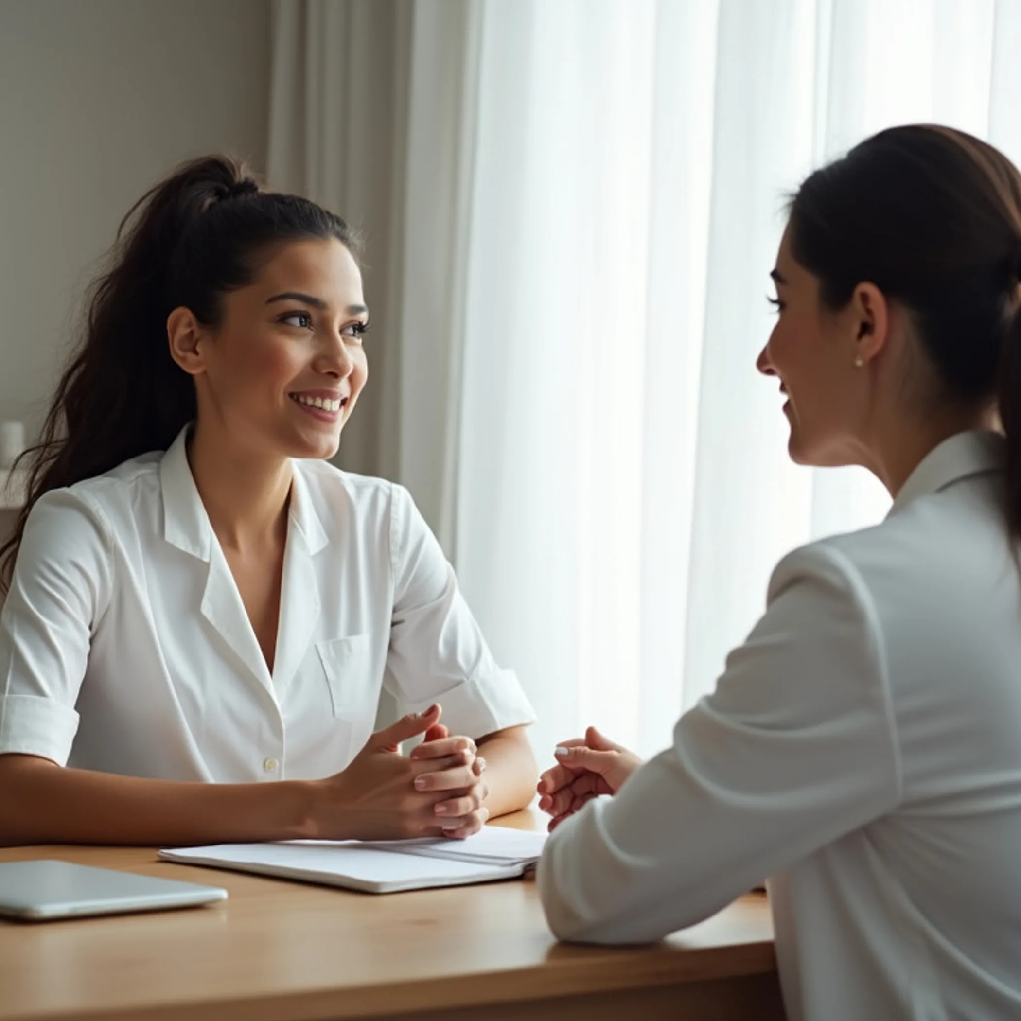clinician using 3d imaging for facial cosmetic assessment