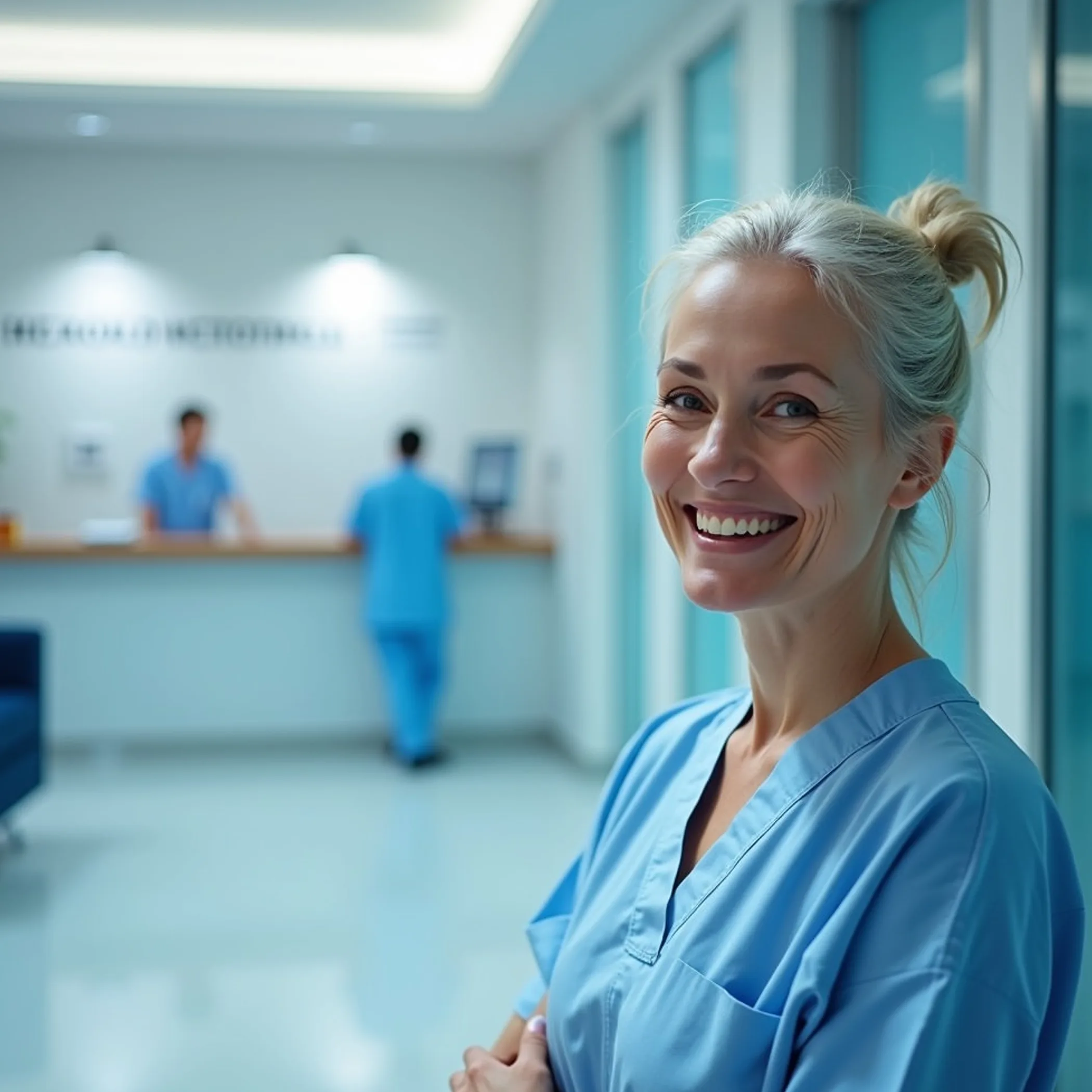patient reviewing written cosmetic treatment plan document