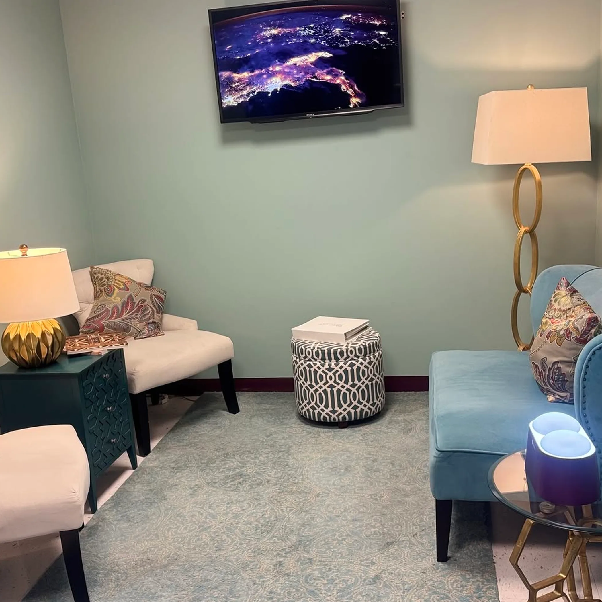 waiting room area in plastic surgery clinic australia